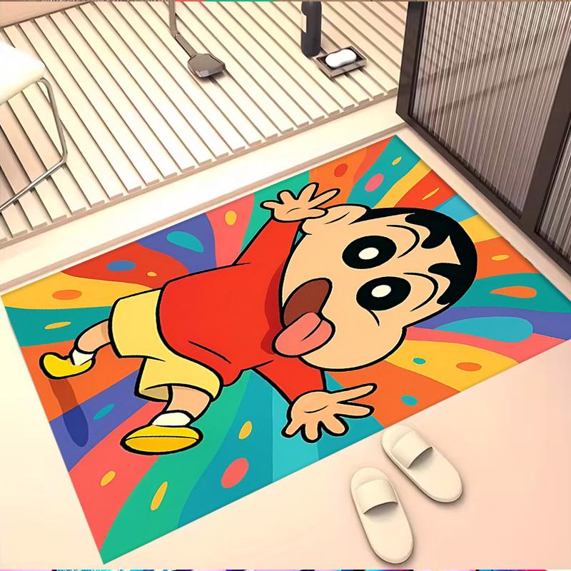 Cartoon comics Print Rug, Washable Floor Carpet, For Entryway Dorm Laundry Room Office Study, Home Decor Birthday Christmas Gift