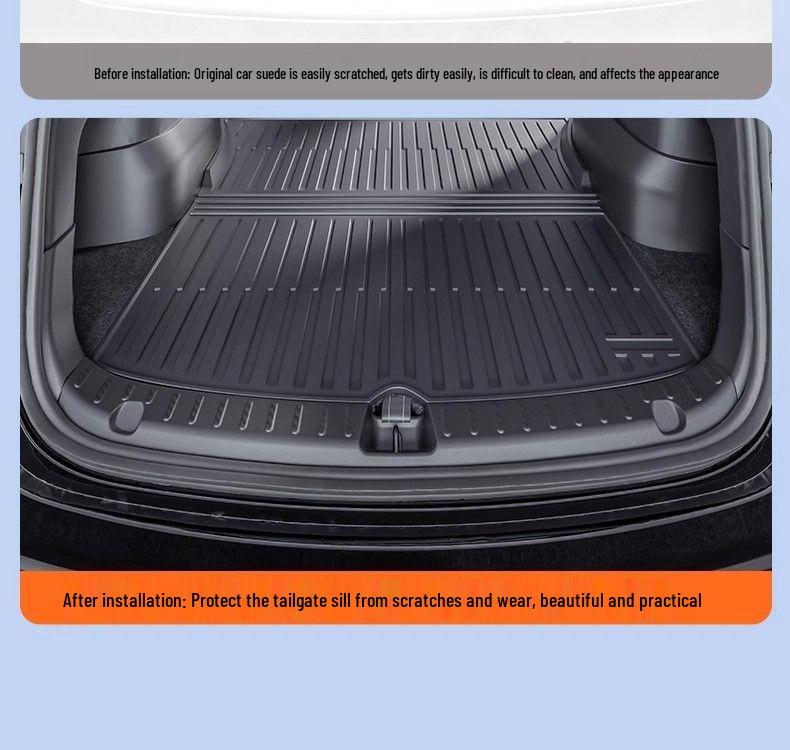 Защита багажника и комплект накладок на пороги для Tesla Model 3/Y