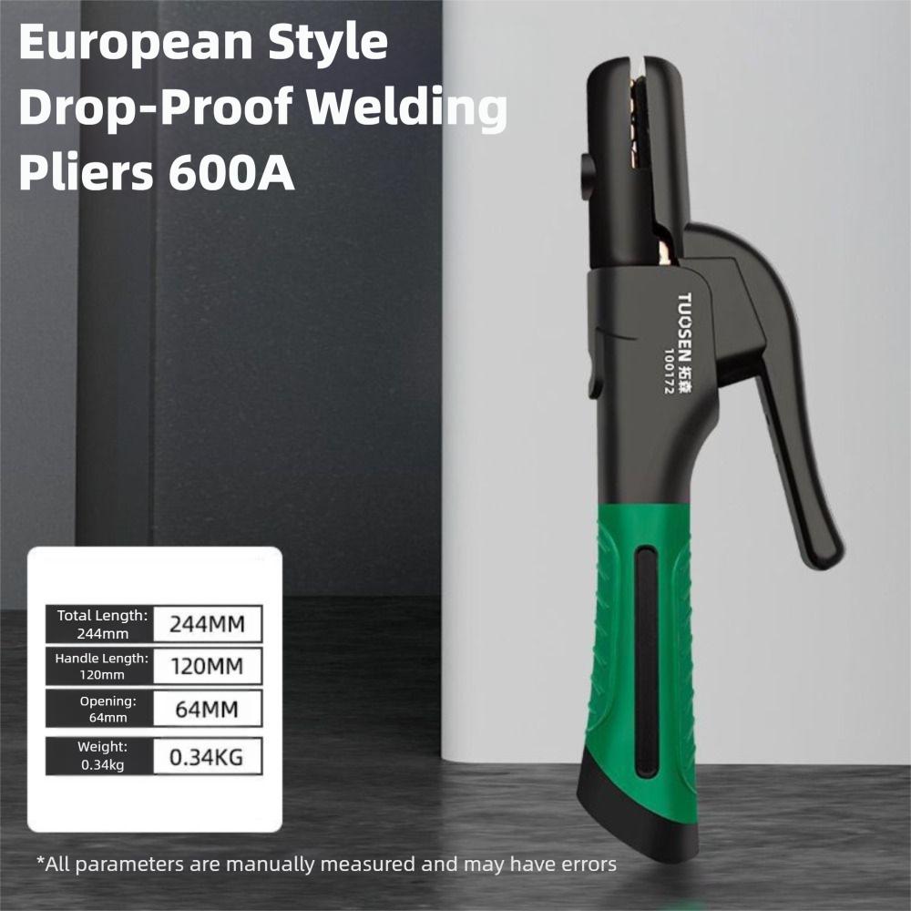 Прочный держатель сварочного электрода Медный корпус Сверхмощные сварочные клещи Промышленное использование