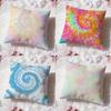 Tiedye Cushion Cover Premium Comfort Reversible Pillow Cove Two in One Design for Any Room  Car Interior