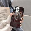 Grizzly Bear Animal Phone Case Cover for iPhone 17 Air 16 16e 15 13 14 11 12 Pro Max Plus  coque fundas Shell
