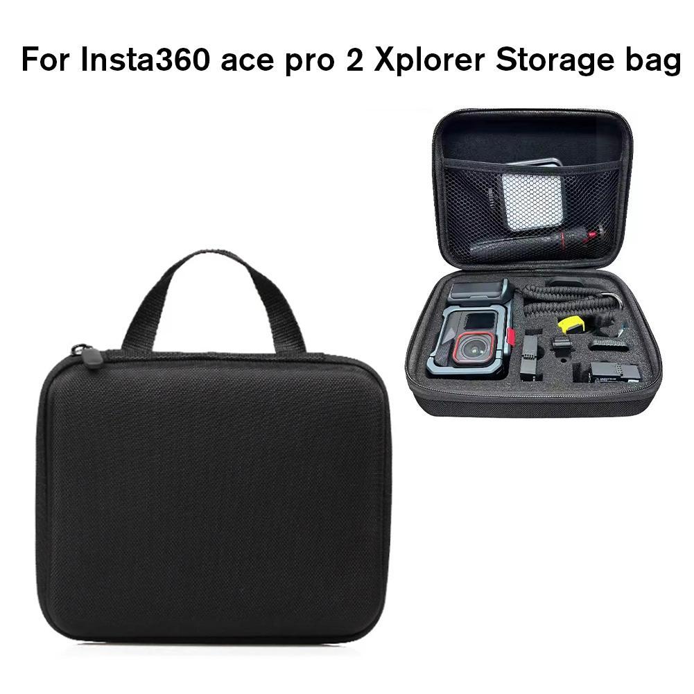 Для Insta360 Ace Pro 2 Xplorer Bundle Сумка для хранения EVA Противоударная и ударопрочная Организатор для камеры для уличной фотографии Аксессуары