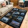 Nautical Maritime Dreams Pattern Rug Floor Mat for Living Room or Bedroom Soft and Comfortable Carpet a Gift for Birthday and Holiday.