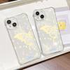 Милый маленький цветочный бабочка для iPhone17ProMax блестящий чехол для мобильного телефона 15 Apple 13 всесторонний 14 нишевый