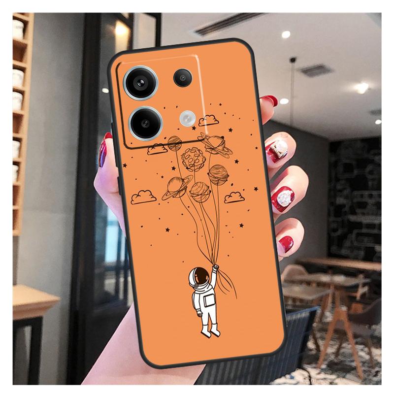 Эстетический чехол Planet для Xiaomi Redmi Note 13 Pro 12 11 9 10 12S 11S 10S 9S Redmi 13 12 10C 12C 13C