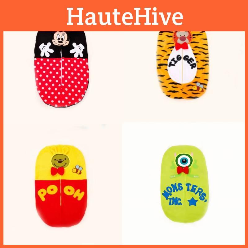 Микки Маус и Дональд Дак Тигра Пух Детский Зимний Спальный Мешок Съемный