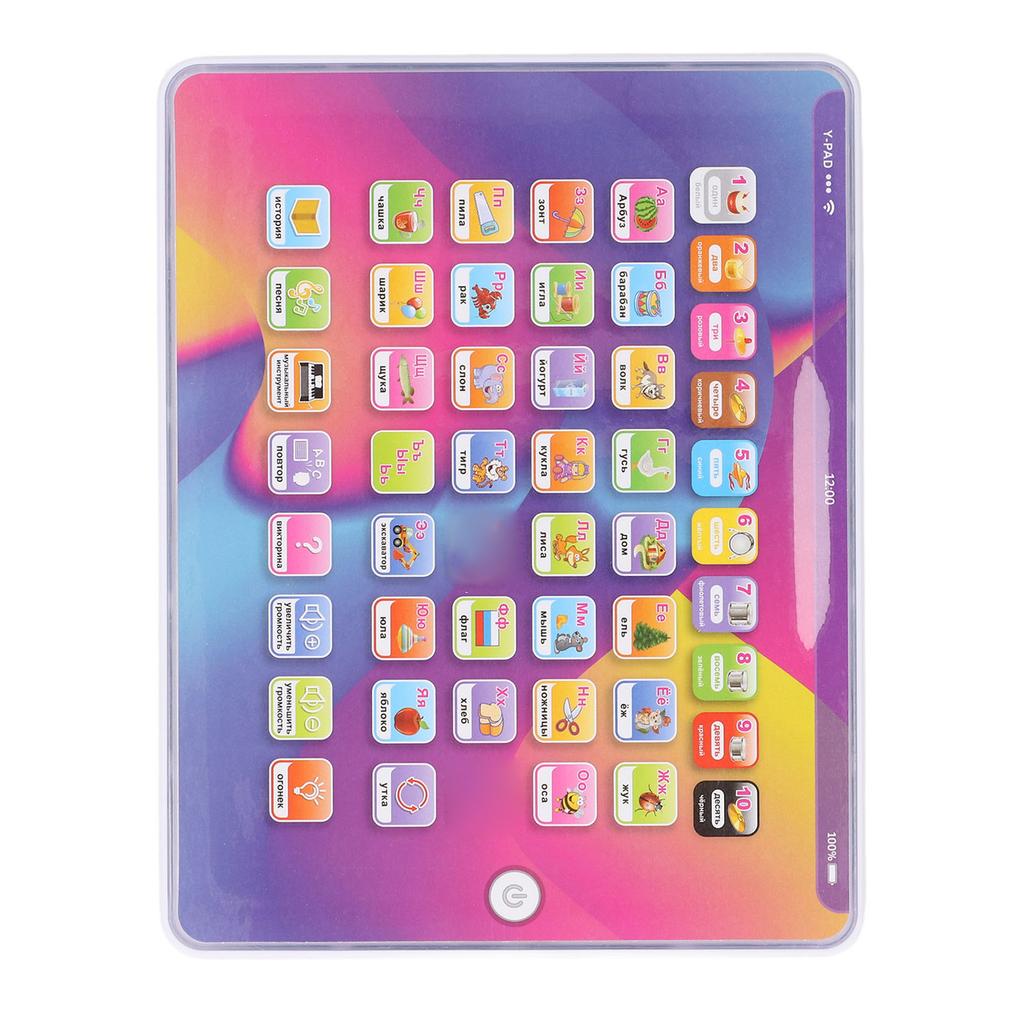 Планшет для изучения русского алфавита, Машина для раннего обучения русскому языку, Песни, Истории, Укажи и читай