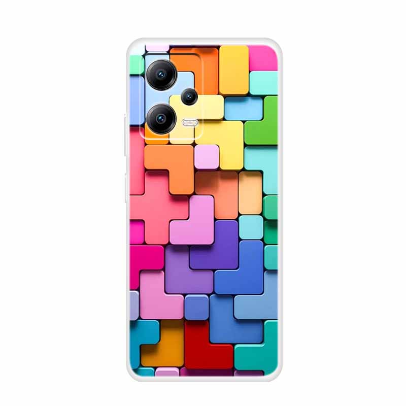 For Xiaomi Poco X5 5G Cases PocoX5 Pro Clear Marble Soft TPU Silicone Back Cover for Xiaomi Poco X5 Pro 6.67" Coque X5Pro PocoX5