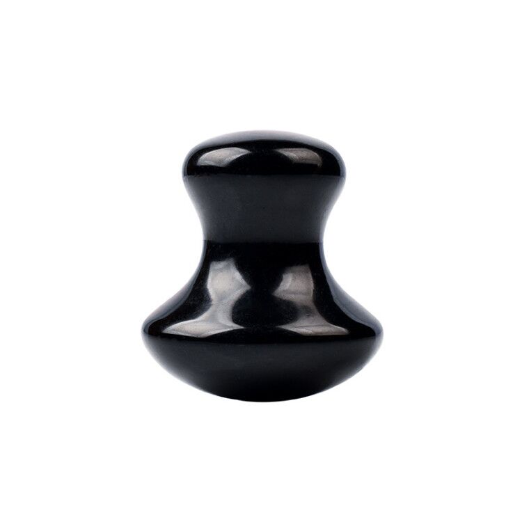 Natural Rose Quartz Stone Jade Mushroom Gouache Scraper Facial Massage Stone Face Massager Gua Sha Board Face Lifting Tools