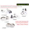 Mountain Road Bike Chain Joint Magic Buckles Bicycle Chain Quick Link Connector Bicycle Parts Connector Lock Cycling Accessories