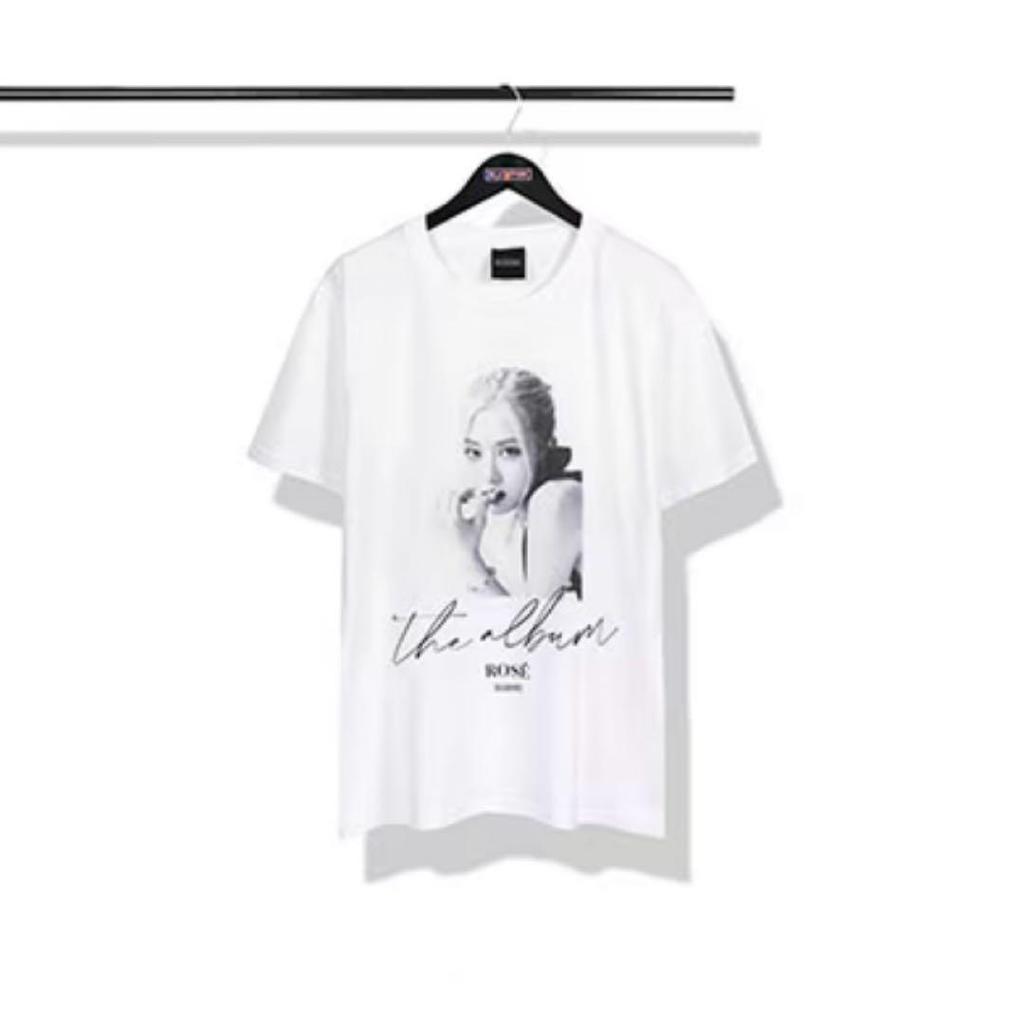 [USED] BLACKPINK THEALBUM Pop-up Rosé Photo T-shirt, Size Small