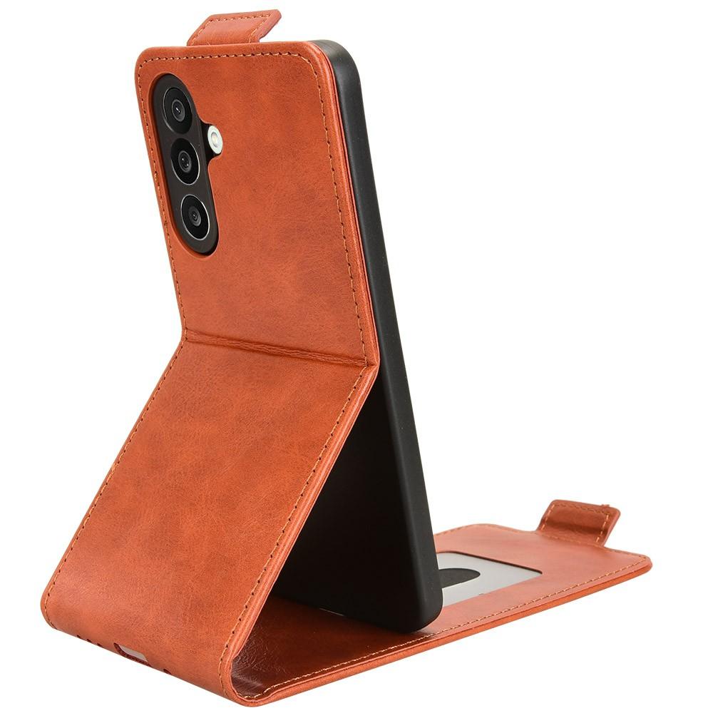 For Samsung Galaxy M56 5G Stand Case Magnetic Clasp Vertical Flip Leather Phone Cover with Card Holder