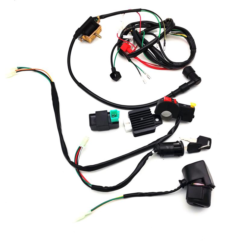 50cc-125cc CDI Wire Harness Stator Assembly Wiring Chinese ATV Electric Quad Kit