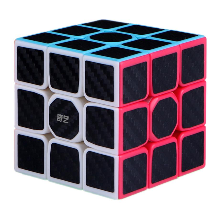 QIYI Cube 2x2 3x3 4x4 5x5 Пирамида Кленовый лист Наклейка из углеродного волокна Speed Magic Cubo Puzzle Toys For Children Kids Gift Toys