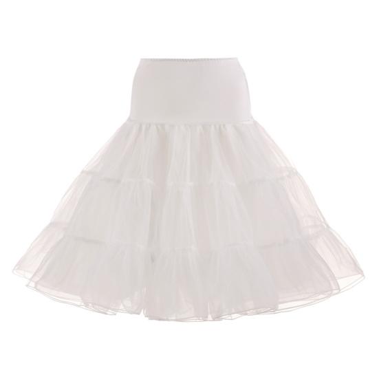 Женская летняя тюлевая юбка, винтажная однотонная юбка-трапеция с высокой талией, гладкая юбка с внутренним слоем, украшение для вечеринки