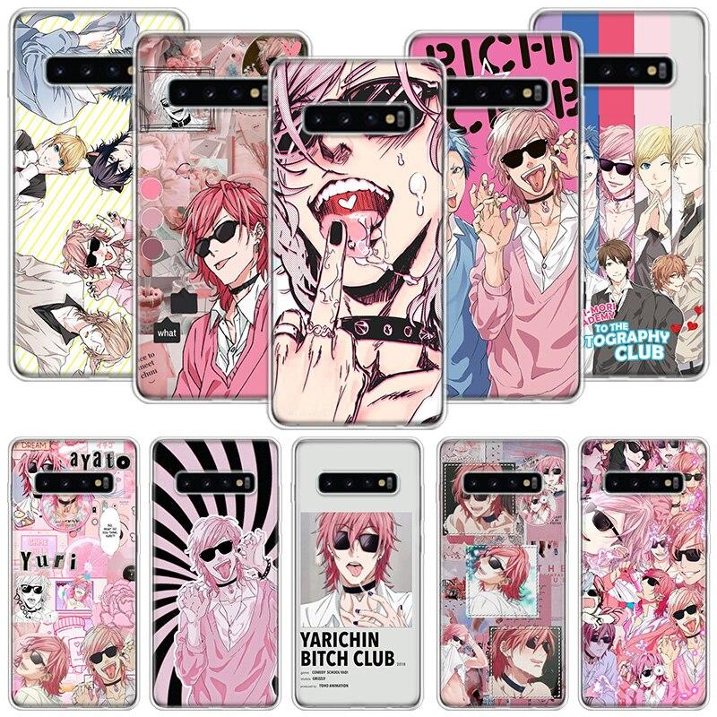 Чехол для телефона Anime Yarichin Bitch Club для Samsung Galaxy S20 FE S10 Plus S21 S22 Ultra S10E S9 S8 S7 Edge J4 + чехол Fundas Coque