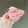 Чехол для мобильного телефона iPhone15promax со встроенной рамкой для объектива, рисунок под золотой мрамор, защитный чехол из закаленного стекла