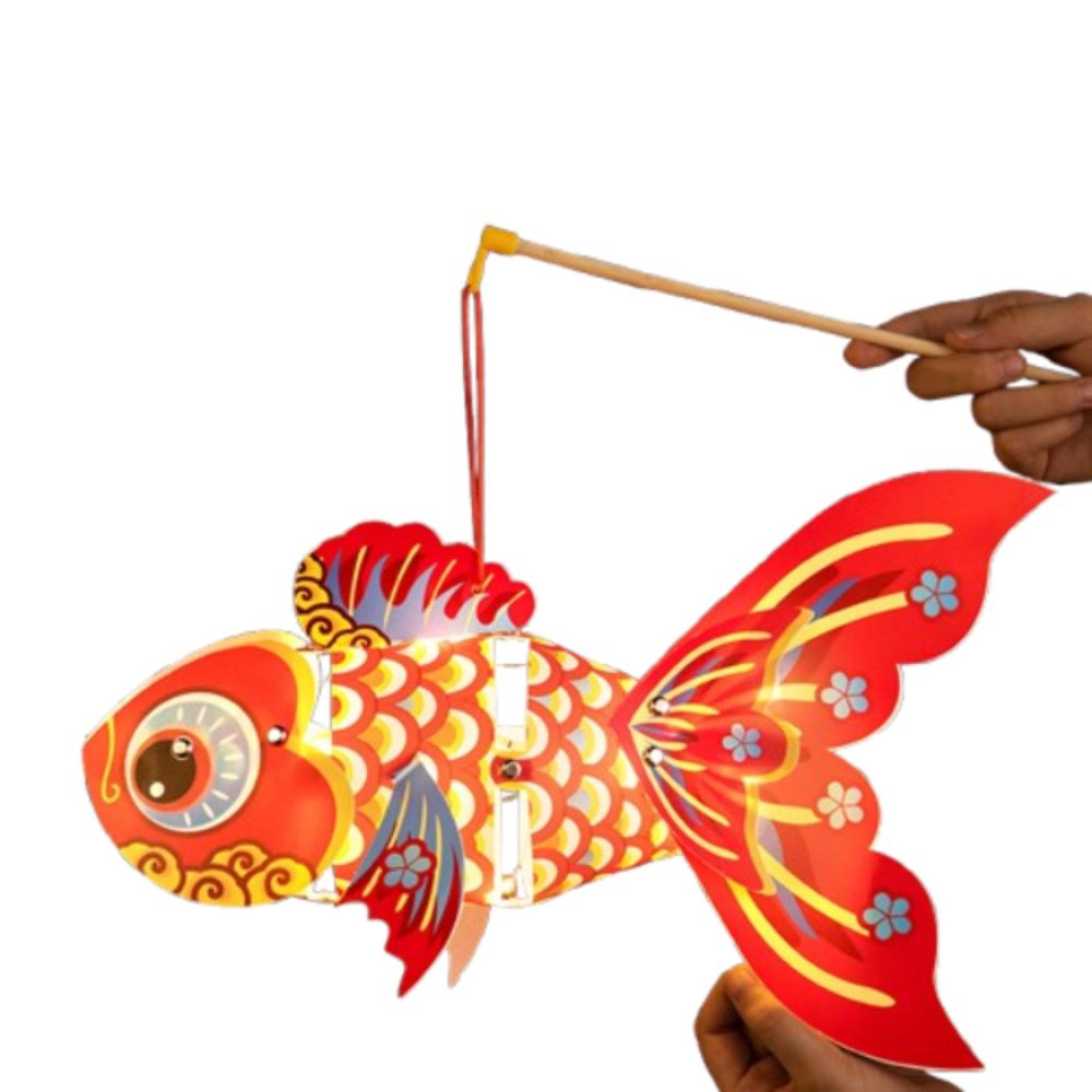 Waterproof New Year Carp Lantern Chinese Style Celebration Lantern  Mid-Autumn Festival