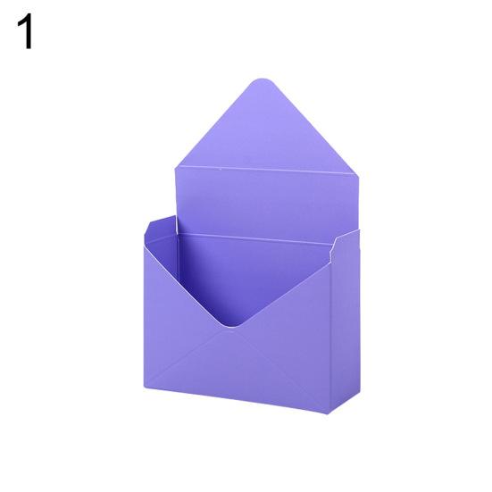 Романтический конверт в полоску, букет цветов, бумажная упаковка, держатель для коробки, подарок флориста