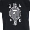 Bape Принт Футболка с коротким рукавом S черная A BATHING APE Мужская Б/У