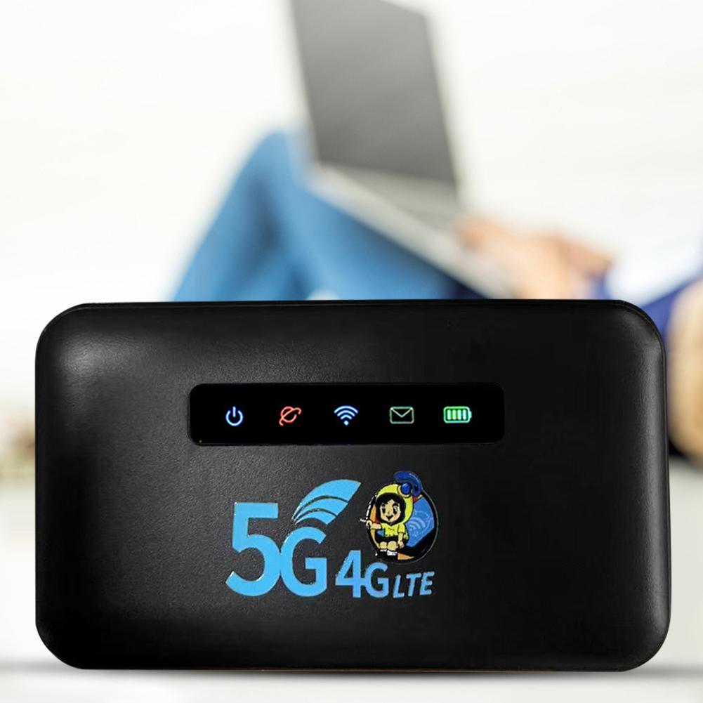 4G LTE Роутер 150 Мбит/с Портативный Беспроводной WiFi Мобильный Хотспот Донгл Сетевая Карта Адаптер LAN RJ45 2600 мАч со Слотом для SIM-карты