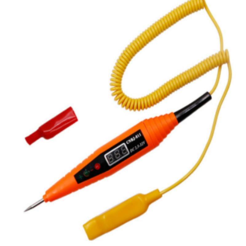 24В 12В Электрический Тестовый Карандаш Зонд Контроль Для Автомобильного Тестера Вольт Авто Аккумулятор Диагностические Инструменты Грузовик Прицеп Мотоцикл Аксессуары