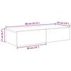 VidaXL Wall Shelf with Drawers Sonoma Oak Engineered Wood 859979