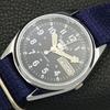 Seiko 5 АВТОМАТИЧЕСКИХ 6309A ВИНТАЖНЫХ ВОССТАНОВЛЕННЫХ ЯПОНСКИХ МУЖСКИХ ЧАСОВ С СИННИМ ЦИФЕРБЛАТОМ a441668-1