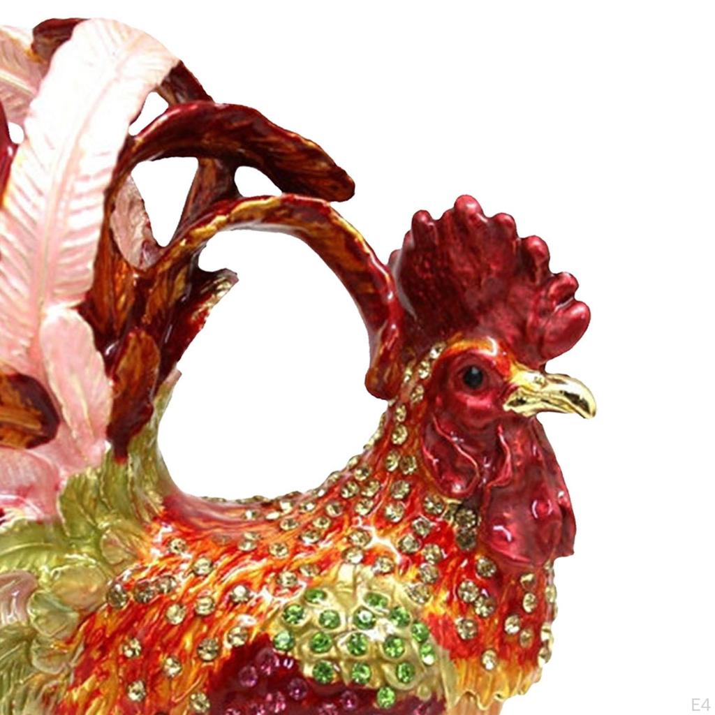 Подставка для ювелирных изделий в виде шкатулки для безделушек в виде петуха для женщин