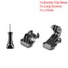 J Hook Quick Release Mount Base Screw For GoPro Hero 12 11 10 9 8 7 6 5 SJCAM Insta360 X2 X3 DJI Osmo Action Camera Accessories