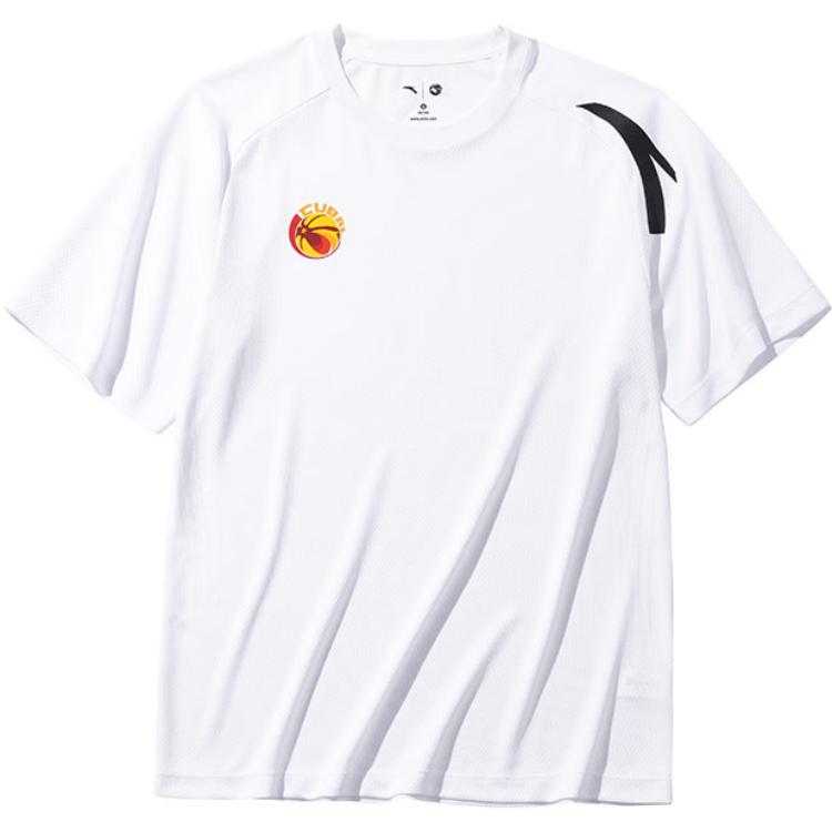 ANTA T Shirts Men's White Crew Neck Thin Straight Fit 152431178-1