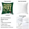 Пиво P-Pilsner U-Urquell Чехол на подушку с принтом для гостиной, дивана и декора спальни
