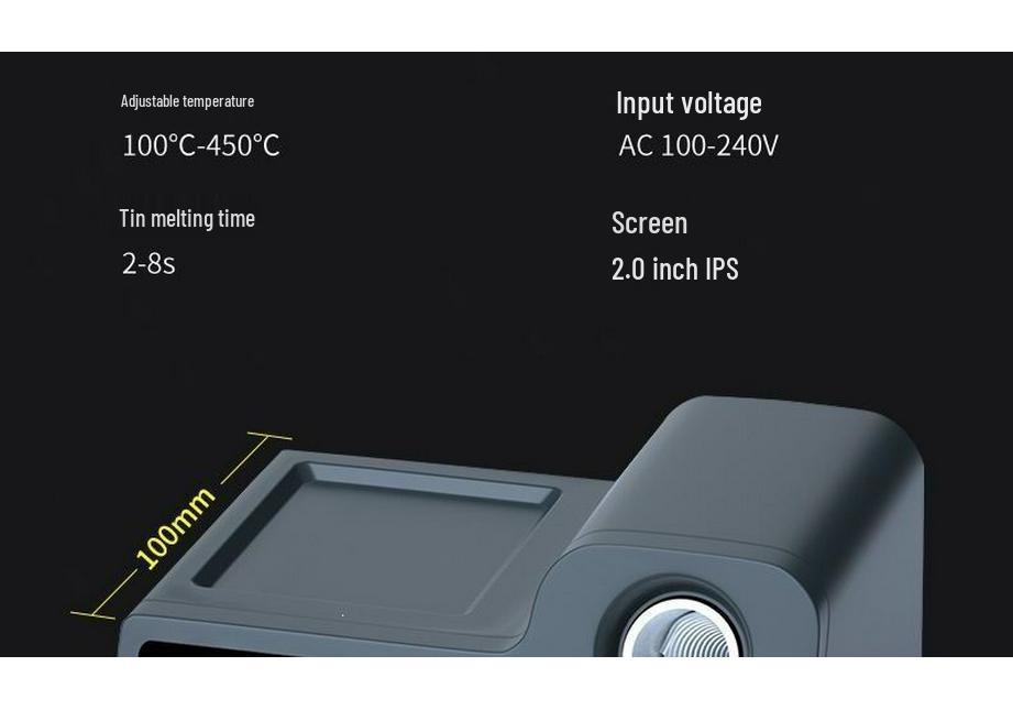 Цифровая паяльная станция S4 200 Вт: 245/T12/210 Совместимая ручка, Умный сон, Мощный паяльник.