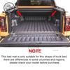 For Ford Ranger 2024 2025 US Version fit 5FT 59.6Bed Car Truck Bed Mat Liner Trunk Bed Liner Black TPE 3D Floor mats