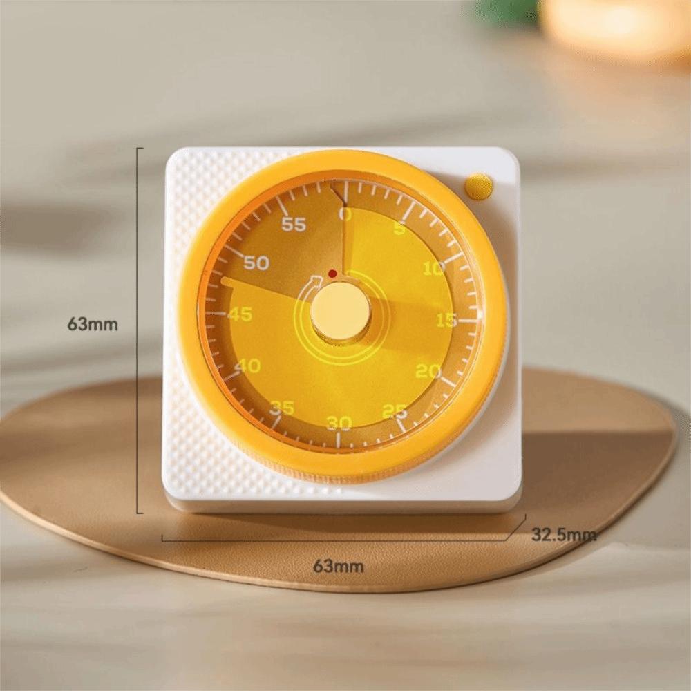 Магнитный таймер для учебы Детский таймер Механический будильник для класса Визуальный кухонный таймер Готовка