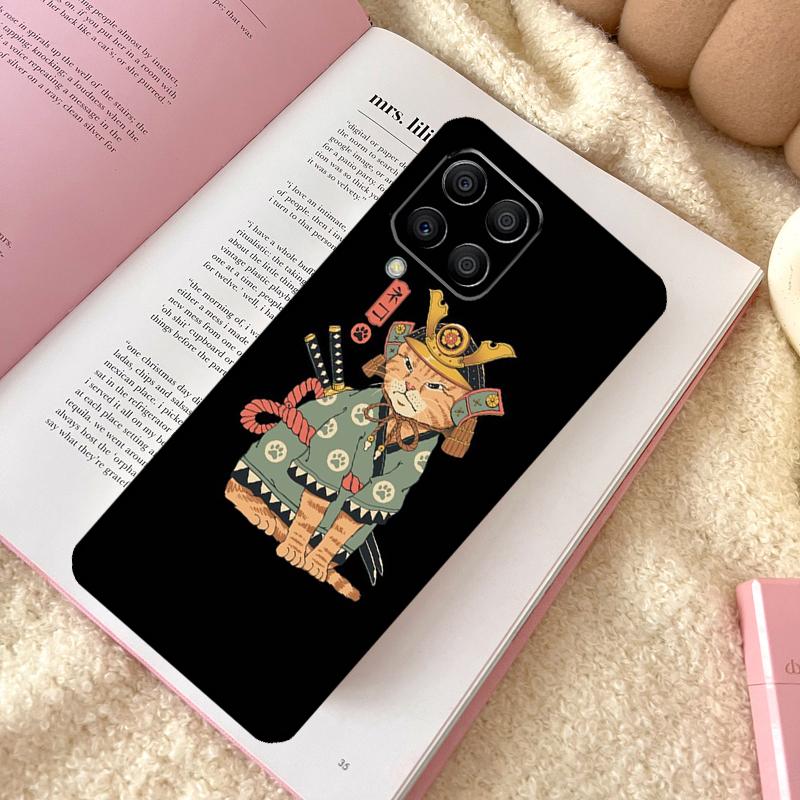 Чехол-кейс Ukiyo-e Самурай Кот Неко Рамен Для Samsung Galaxy M31 M13 M11 M12 M14 M15 M06 M16 M36 M56 M53 M32 M52 M35 M55 M34 M54