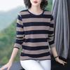 Women's Fashionable Large-size Base Shirt, Cotton Long-sleeved T-shirt Base Shirt, Spring and Autumn, Loose and Fashionable Tops