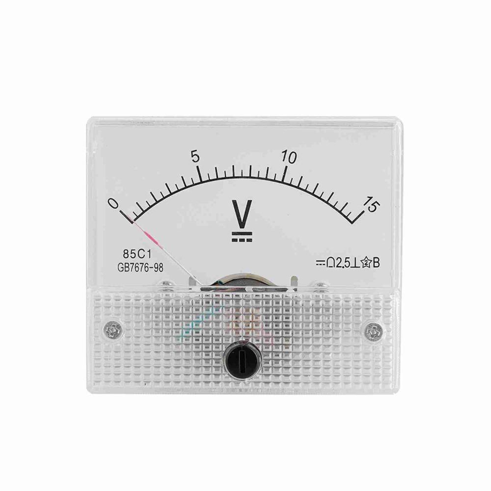 practical DC 0-15V/30V Voltmeter Analog 2.5 Accuracy 85C1 Model Analog Panel Voltage Pointer Voltmeter Electrical Measurement