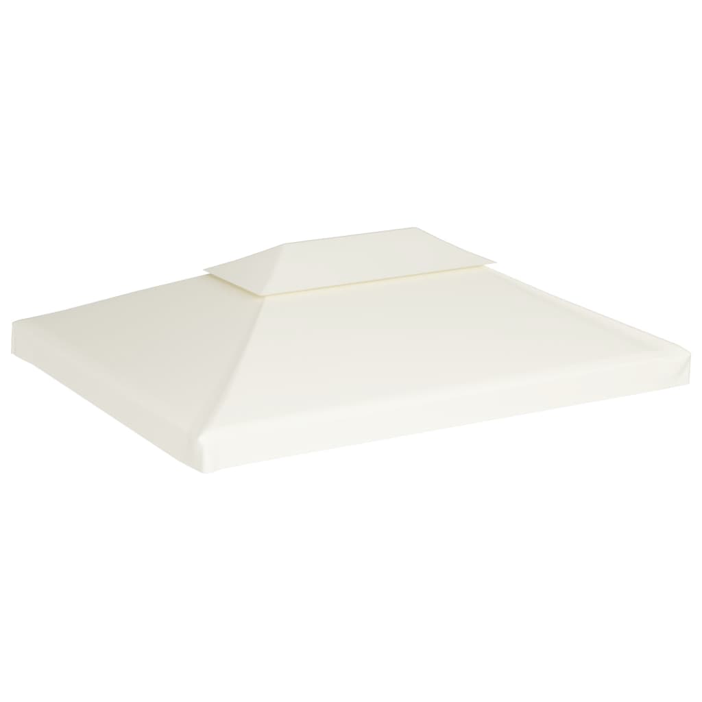 Replacement Canopy for Gazebo 310 g m² Cream White 3x4 m