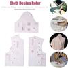 Мода Малый Craft Для Куклы Шаблон Портной Дизайн Одежды Линейка Выкройка Изготовление Измерительная Линейка Французская Лекало Линейка