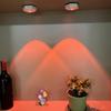 Creative White Hexagonal Cat Eye Sunset Red Projection Lamp – LED Touch Decorative Wall Light