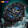 Moment Beauty Мужские часы с двойным дисплеем Многофункциональные светящиеся водонепроницаемые электронные часы для спорта на открытом воздухе Электронные часы