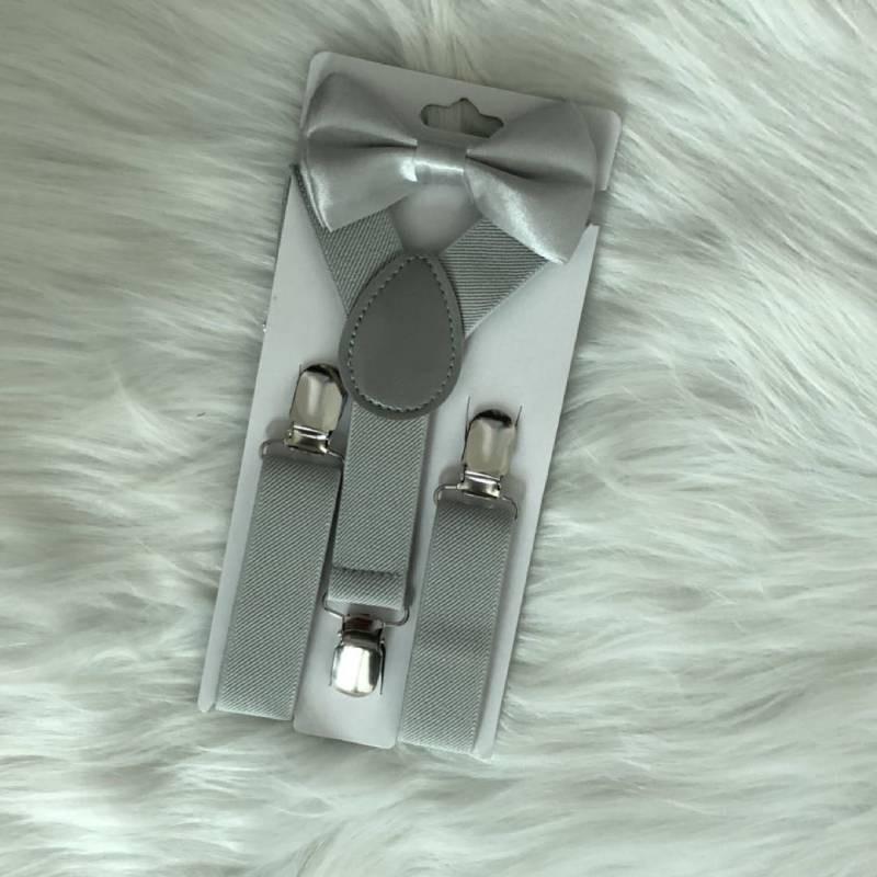 Стильный детский эластичный набор подтяжек и галстука-бабочки для мальчиков и девочек в нескольких цветах