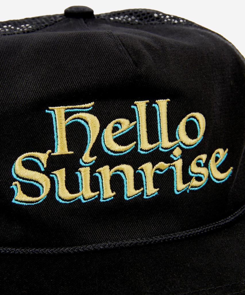 КЕПКА HELLO SUNRISE с логотипом Heritage, свободный крой, 5-панельная_Черный