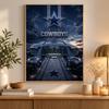 Dallas Cowboys Diamond Painting Kit 5D Full Drill DIY Diamond Mosaic Wall Art Home Decor