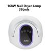168 Вт УФ-светодиодная лампа, 36 шт., лампа для сушки ногтей, автоматический датчик, машина для дизайна ногтей, профессиональная машина для сушки гель-лака