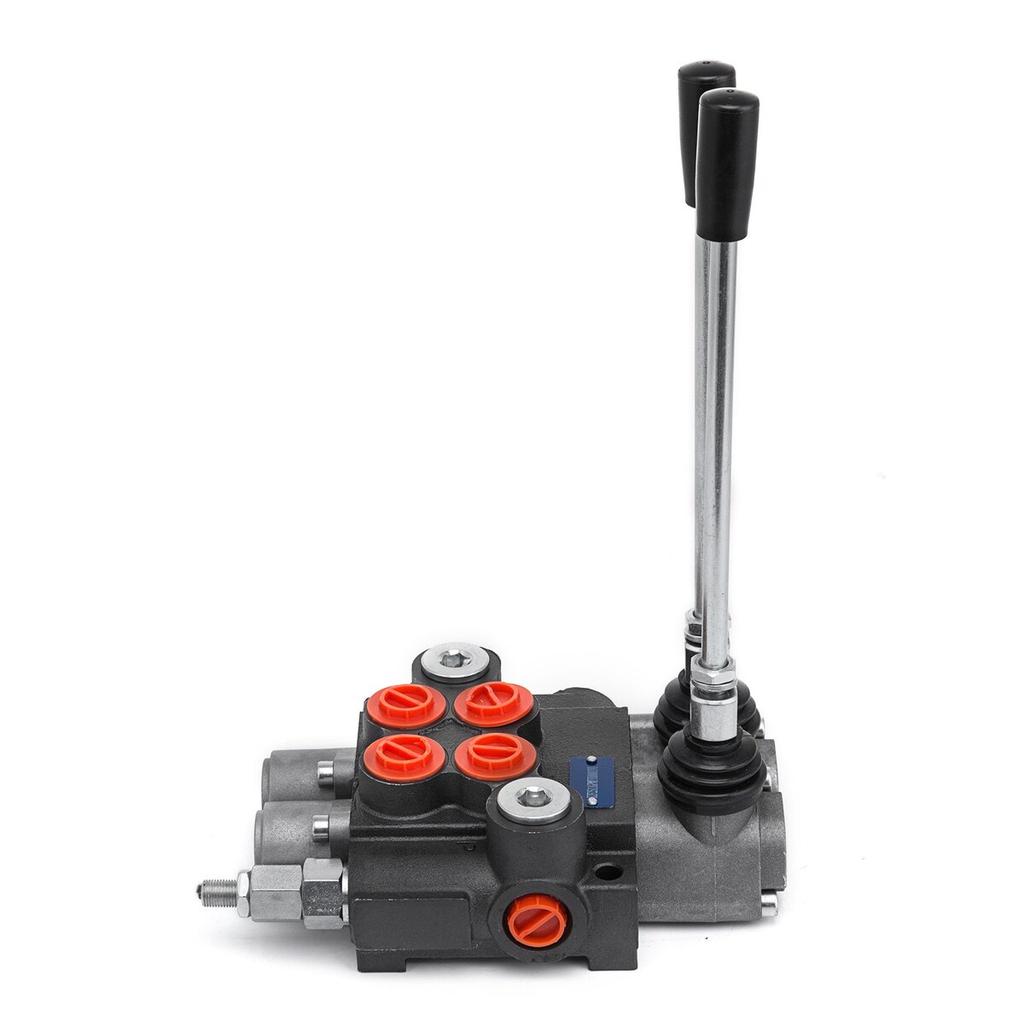 2 Spool Hydraulic Directional Control Valve 11gpm Adjustable Tractors Loaders