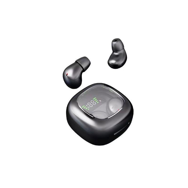 Y19 Невидимые беспроводные Bluetooth-наушники: Удобный внутриканальный дизайн, Сверхдолгий срок службы батареи, Шумоподавление для спящих на боку