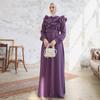 Frilly Pearled Women Long Dress Abaya