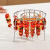 Heat-Resistant Air Fryer Skewer Stand Stainless Steel Skewers Rack  Home Kitchen